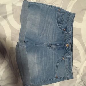 Light Wash Shorts